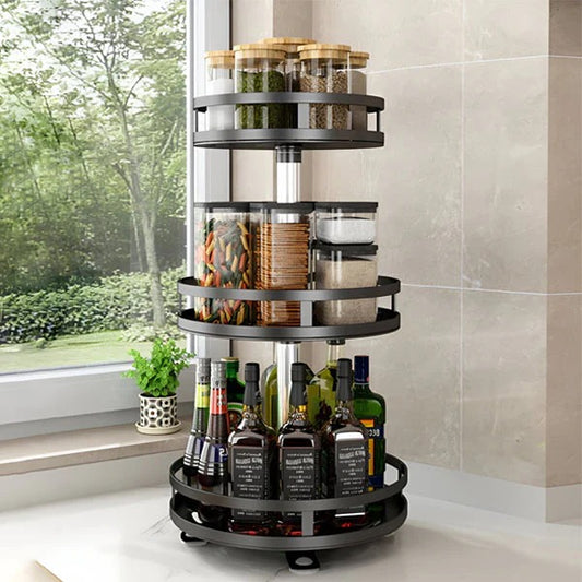 3 Tier Swivel Metal Organizer