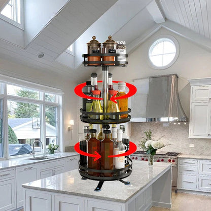 3 Tier Swivel Metal Organizer