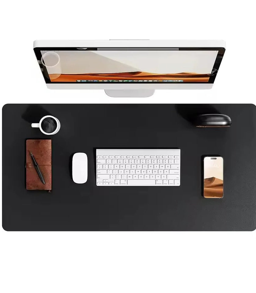 Luxury Leather Desk Pad Smooth Writing & Mouse Surface