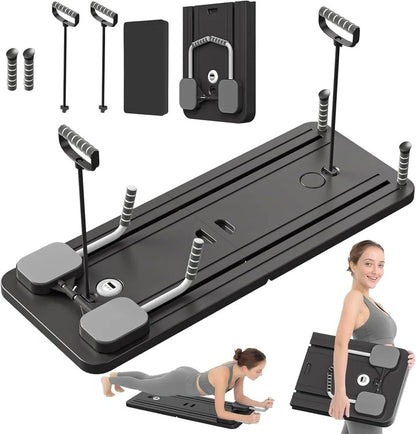 HomeStudio Pilates Reformer Board with Resistance Bands