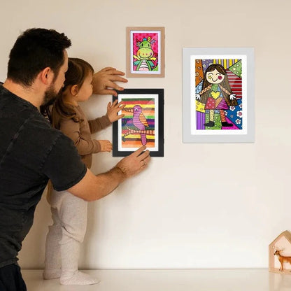 Art Collection Frame for Multiple Drawings
