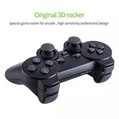 Retro Game Stick Console, 64GB 4K HDMI Output with 2 Wireless Controllers