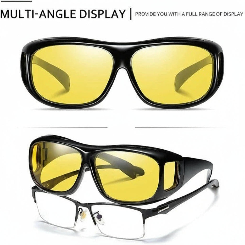 Polarized Night Vision HD Anti Glare Safety Glasses