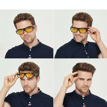 Polarized Night Vision HD Anti Glare Safety Glasses