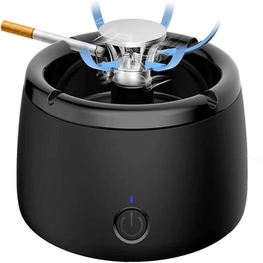 Odor Eliminating Electric Smokeless Ashtray for Home Use
