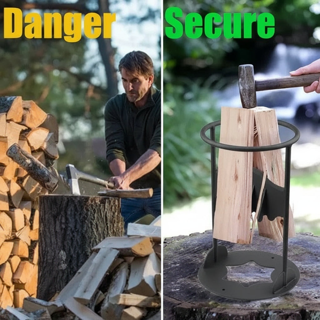 Heavy Duty Kindling Cracker Firewood and Log Splitter