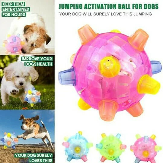 Motion Activated New Jumping Activation Dog Toy Ball