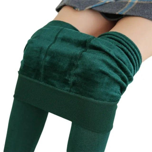 Thermal Fleece Lined Leggings High Waist Winter Pants