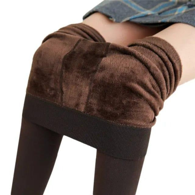 Thermal Fleece Lined Leggings High Waist Winter Pants