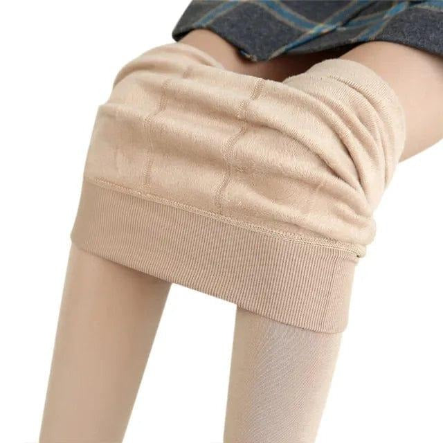 Thermal Fleece Lined Leggings High Waist Winter Pants