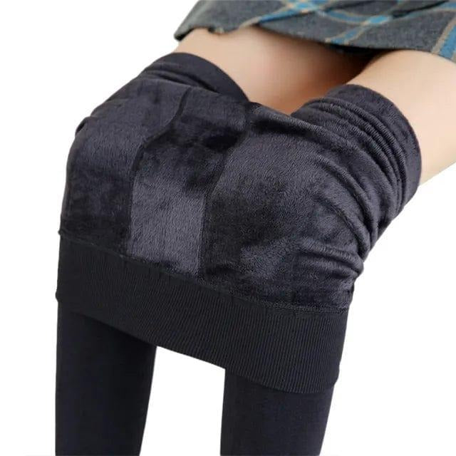 Thermal Fleece Lined Leggings High Waist Winter Pants
