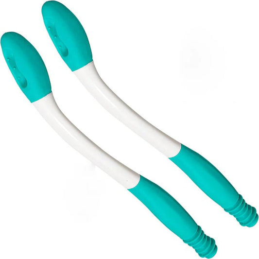 Toilet Aid Butt Wiper Tool with Extended Reach Set of 2