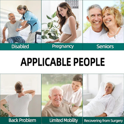 Toilet Aid Butt Wiper Tool with Extended Reach Set of 2