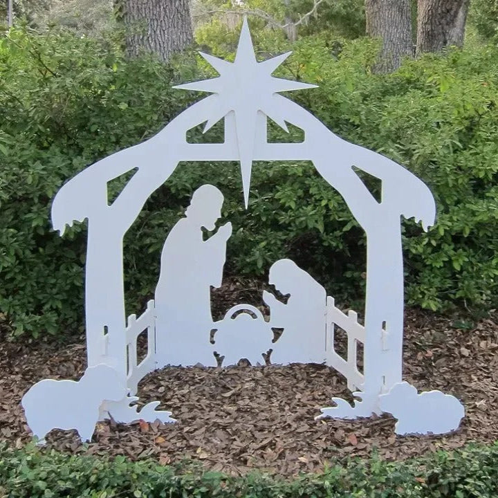 Durable Outdoor Holy Night Christmas Nativity Set Decoration