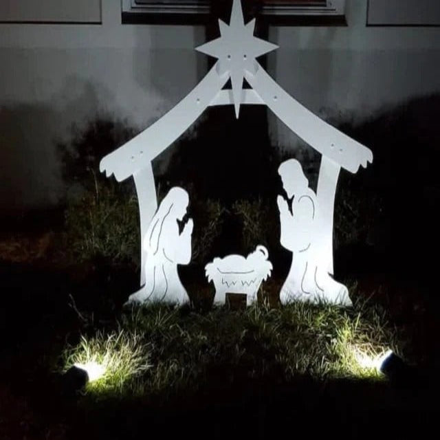 Durable Outdoor Holy Night Christmas Nativity Set Decoration