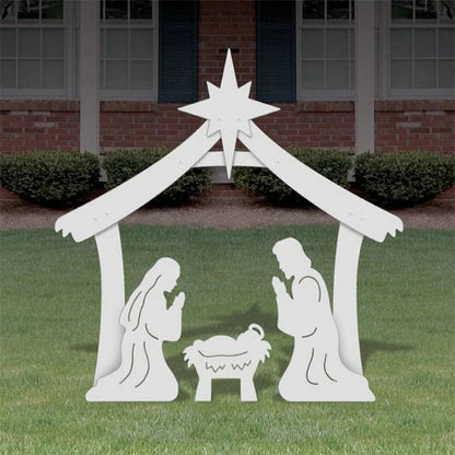 Durable Outdoor Holy Night Christmas Nativity Set Decoration