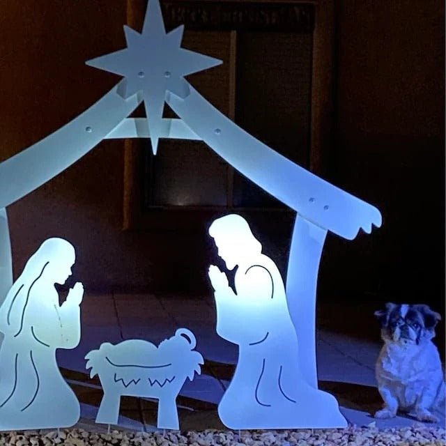 Durable Outdoor Holy Night Christmas Nativity Set Decoration