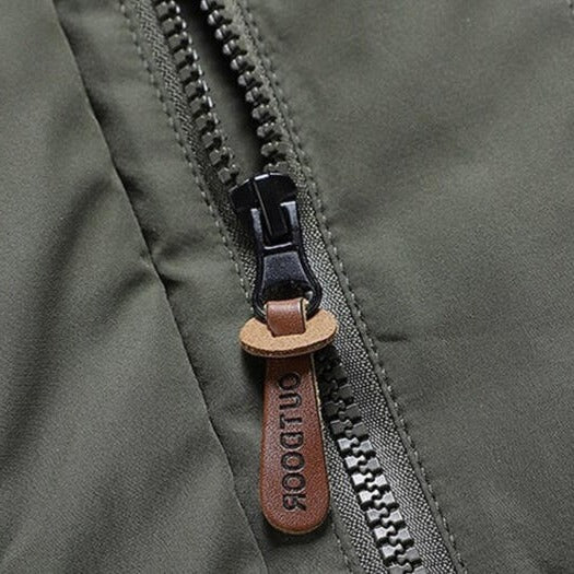 Multi-Pocket Padded Workwear Fleece Jacket