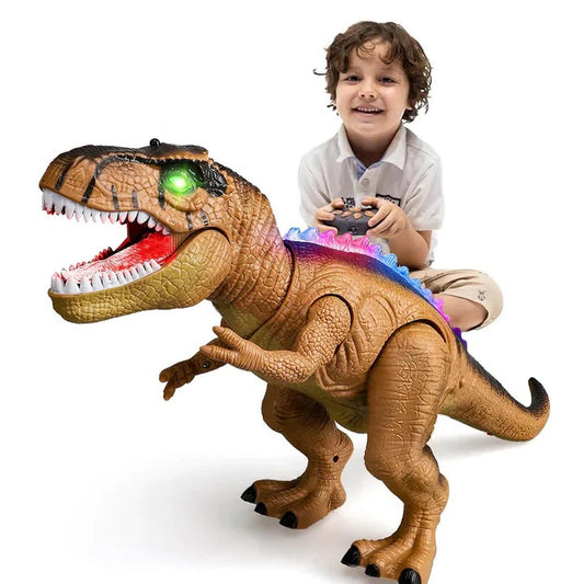 Remote Control T-Rex Dinosaur, Walking and Roaring Toy