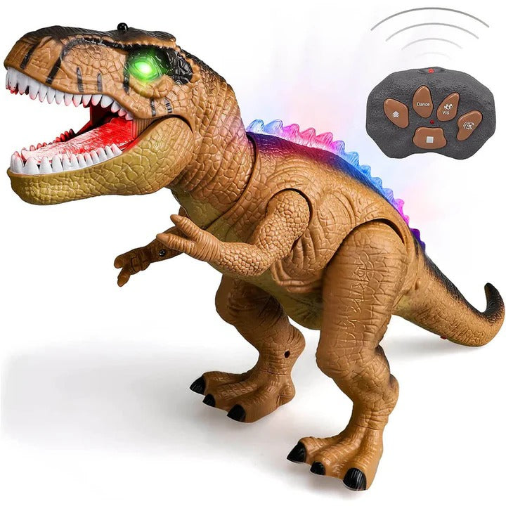 Remote Control T-Rex Dinosaur, Walking and Roaring Toy