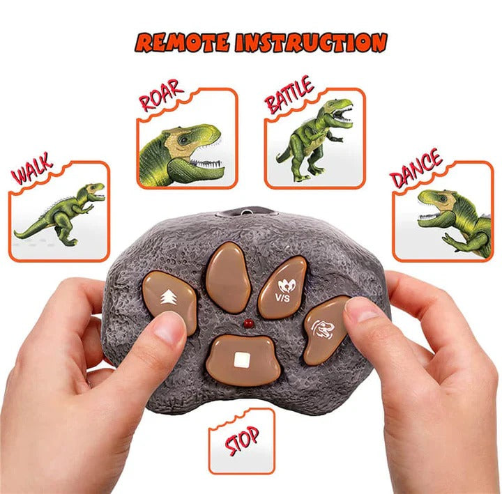 Remote Control T-Rex Dinosaur, Walking and Roaring Toy