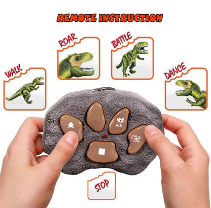 Remote Control T-Rex Dinosaur, Walking and Roaring Toy