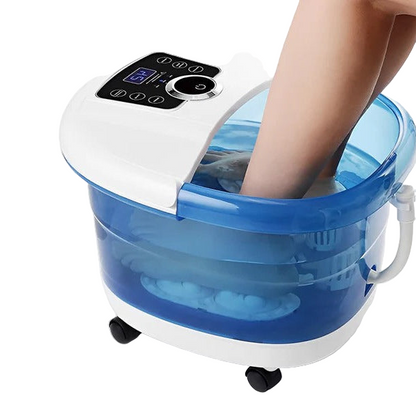 Foot Spa Bath Massager with Heat and Bubble Features