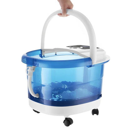 Foot Spa Bath Massager with Heat and Bubble Features