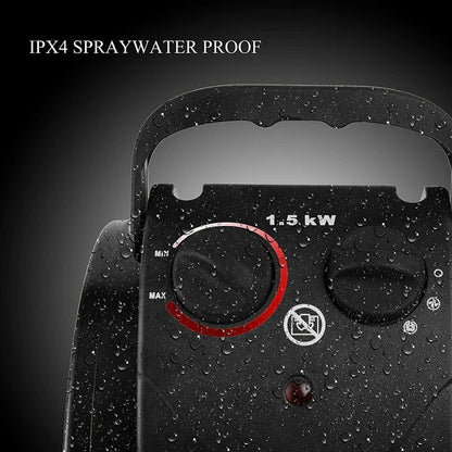 Electric Fan Heater for Indoor Areas and Workspaces