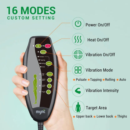 Heated Vibration Cushion Pad for Chair and Car Seat