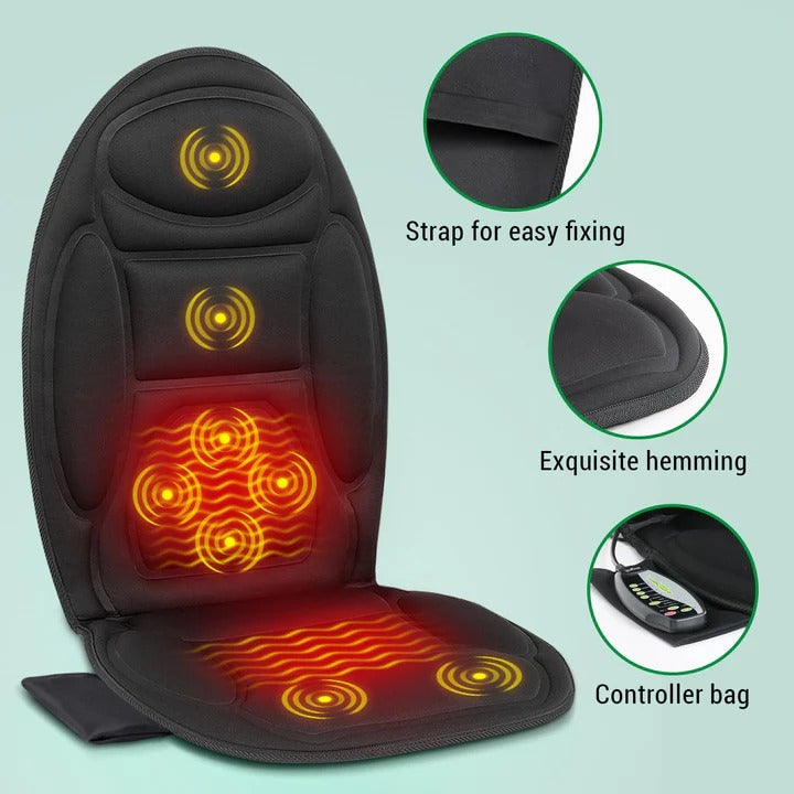 Heated Vibration Cushion Pad for Chair and Car Seat