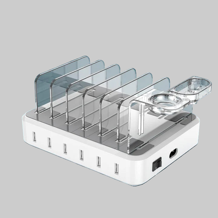 Multi-Device Charging Dock with 6 USB Ports