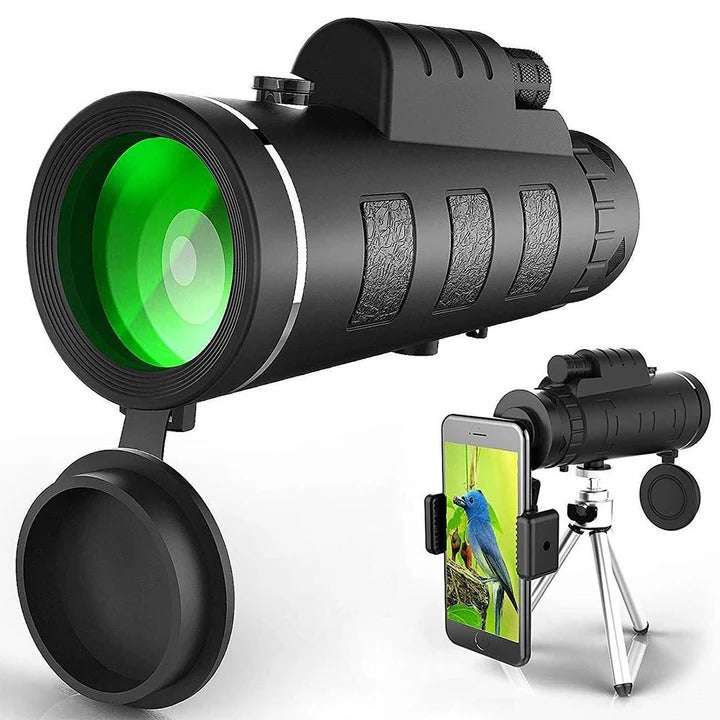 Compact Monocular Telescope Viewing Kit