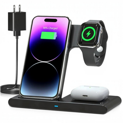 3 In 1 Wireless Charger Station for Apple Products