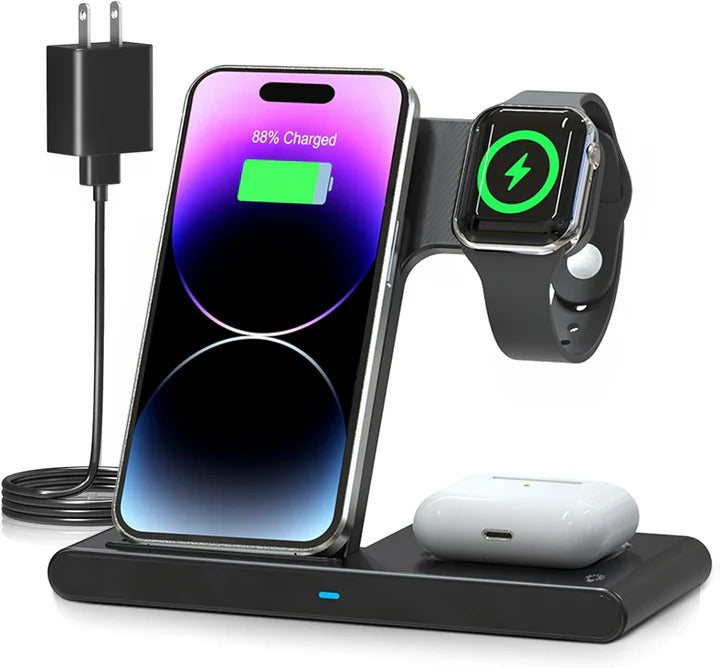3 In 1 Wireless Charger Station for Apple Products