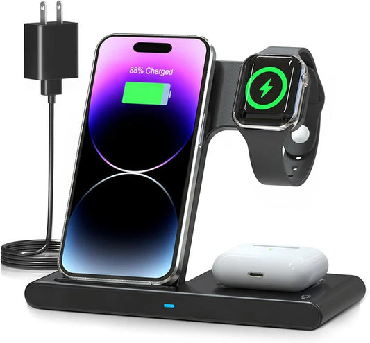 3 In 1 Wireless Charger Station for Apple Products