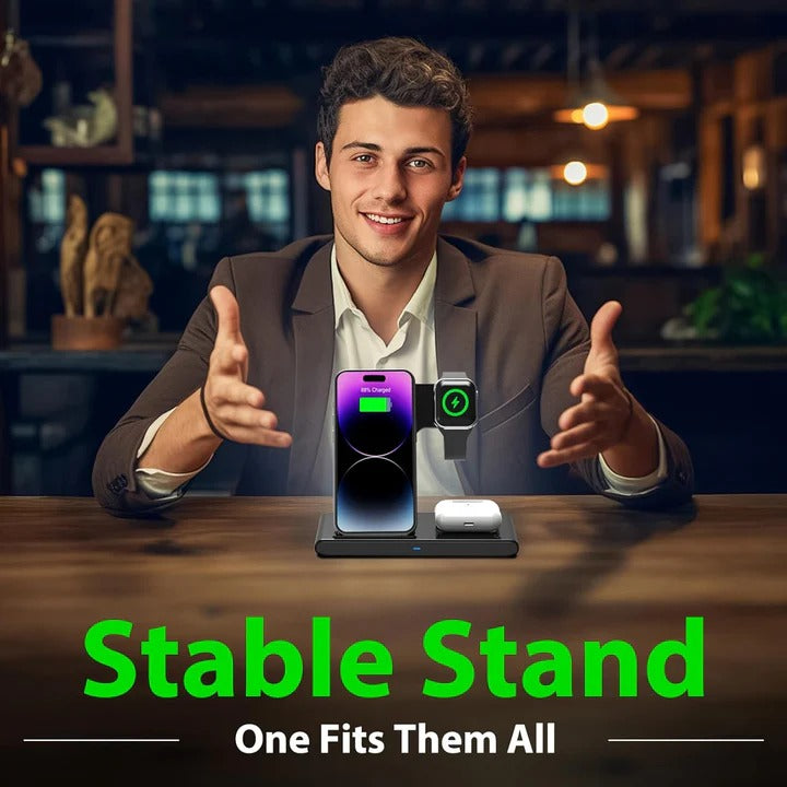 3 In 1 Wireless Charger Station for Apple Products