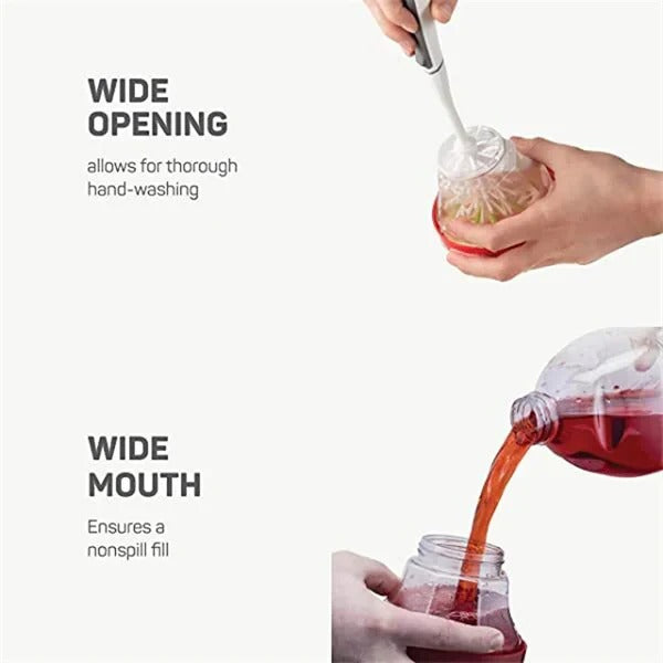 Hanging Bird Feeder Red for Hummingbirds with Built In Perch