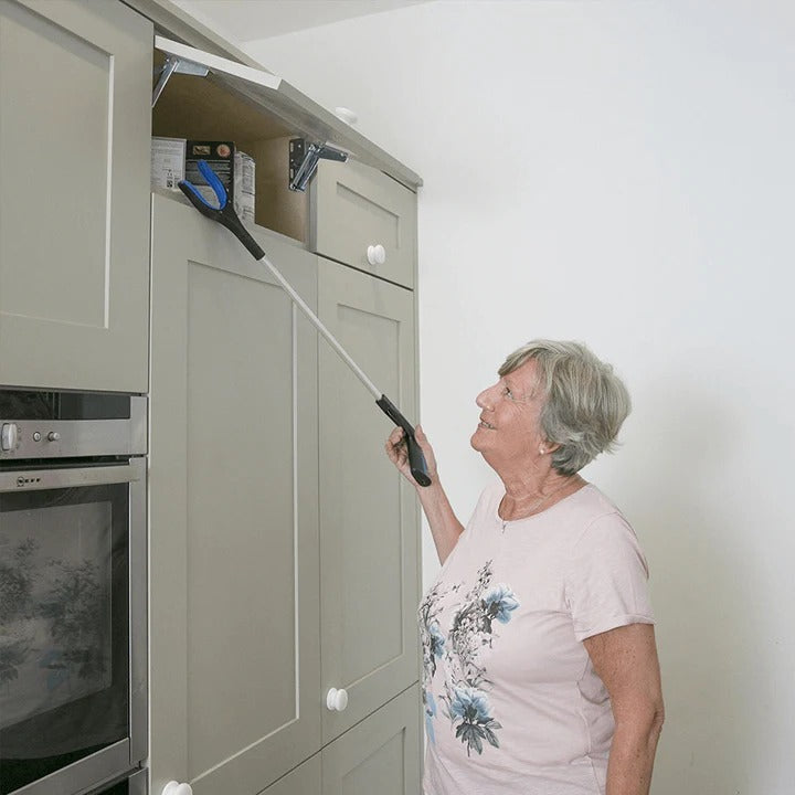 Grabber Tool with Rotating Head for Extended Reach