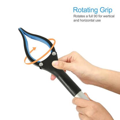 Grabber Tool with Rotating Head for Extended Reach
