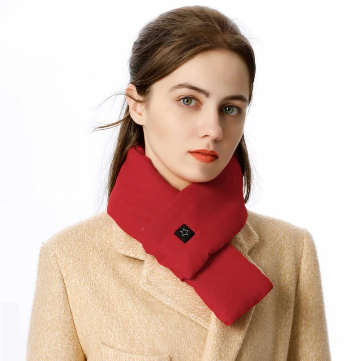 Heated Neck Warmer Scarf with Adjustable Temperature Control