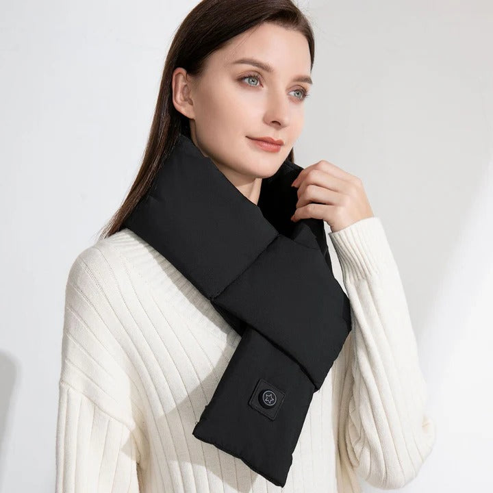 Heated Neck Warmer Scarf with Adjustable Temperature Control
