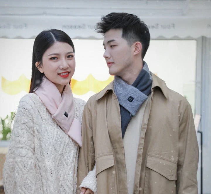 Heated Neck Warmer Scarf with Adjustable Temperature Control