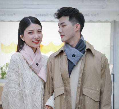 Heated Neck Warmer Scarf with Adjustable Temperature Control