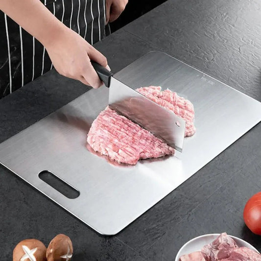 Titanium Metal Cutting Board for Kitchen Use