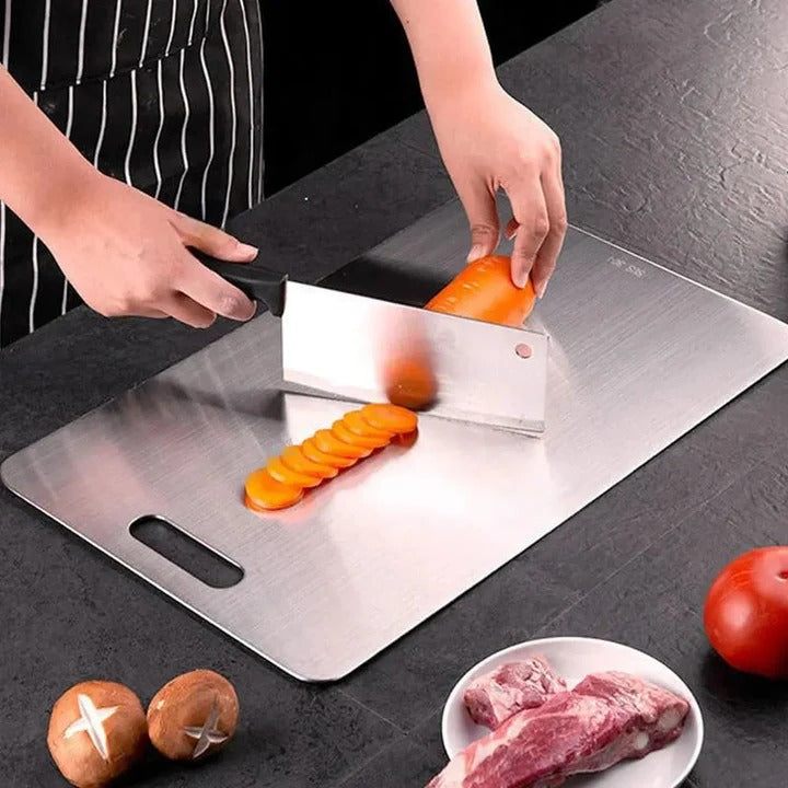 Titanium Metal Cutting Board for Kitchen Use