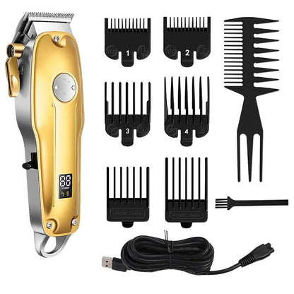Cordless Hair Clipper Set for Trimming and Cutting