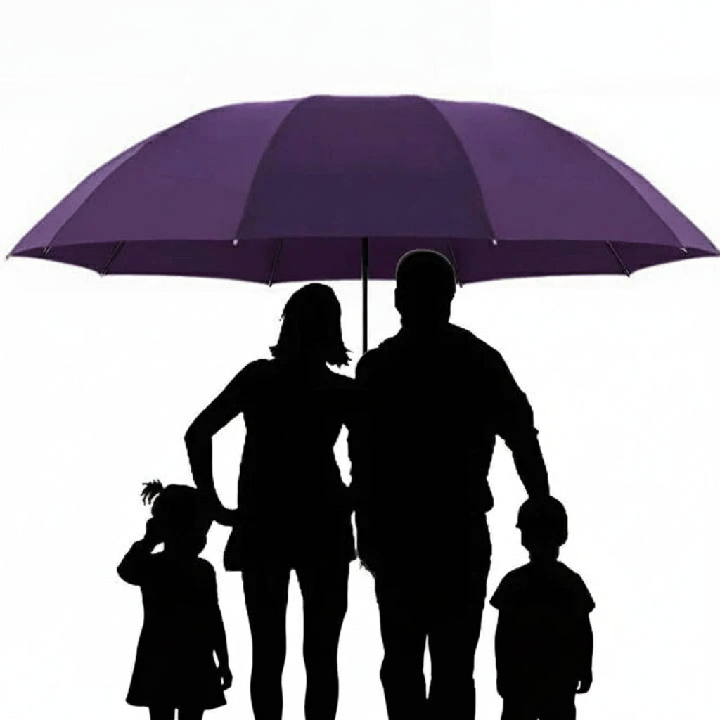 Automatic Folding Umbrella with Large Canopy