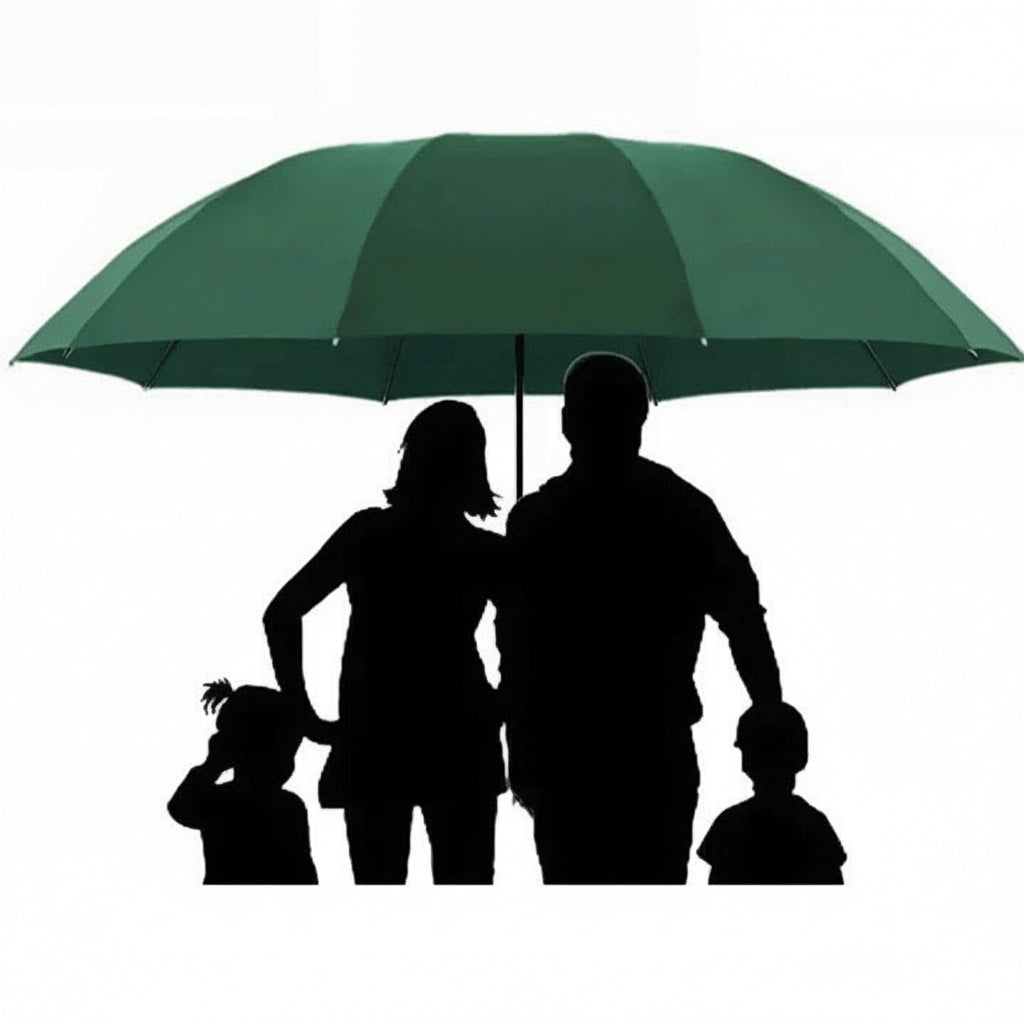 Automatic Folding Umbrella with Large Canopy