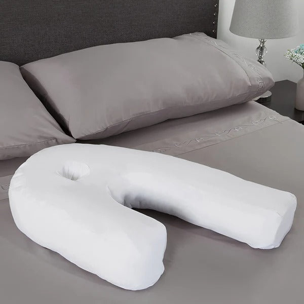 Memory Foam Pillow with Ear Pocket and Washable Cover